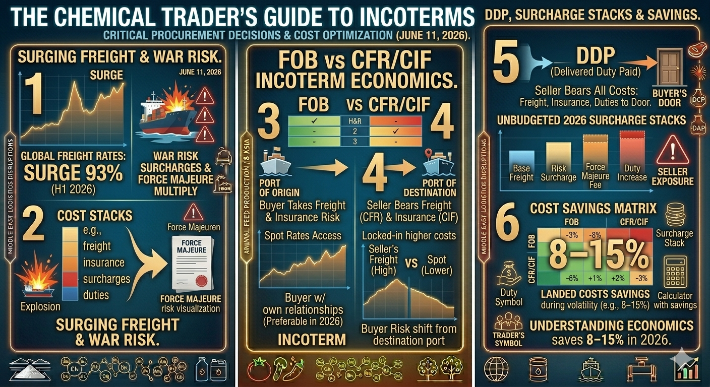 The Chemical Trader’s Guide to Incoterms in 2026