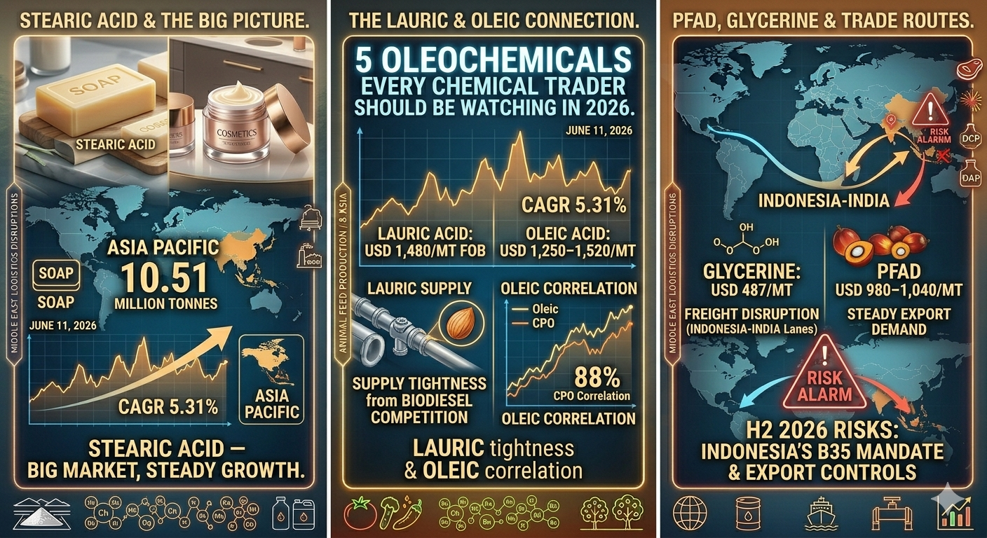 5 Oleochemicals Every Chemical Trader Should Be Watching in 2026