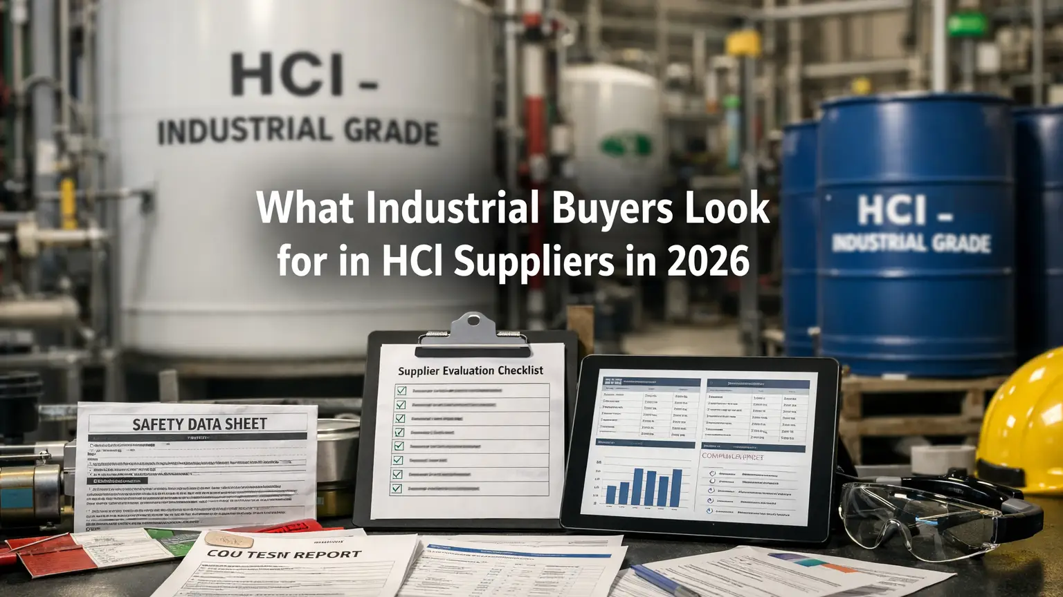 What Industrial Buyers Look for in HCl Suppliers in 2026