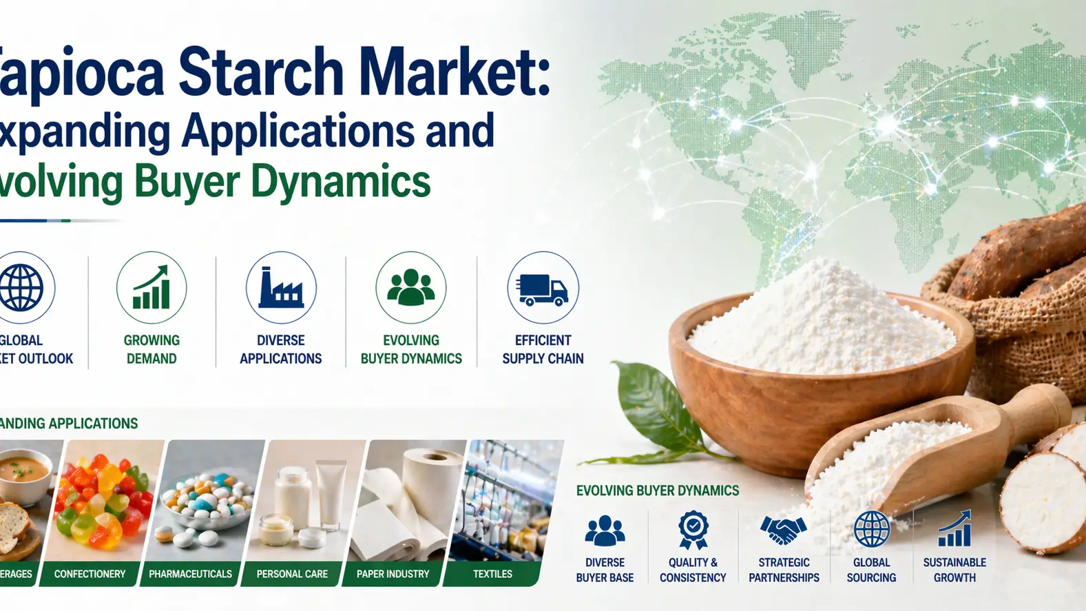 Tapioca Starch Market: Expanding Applications and Evolving Buyer Dynamics