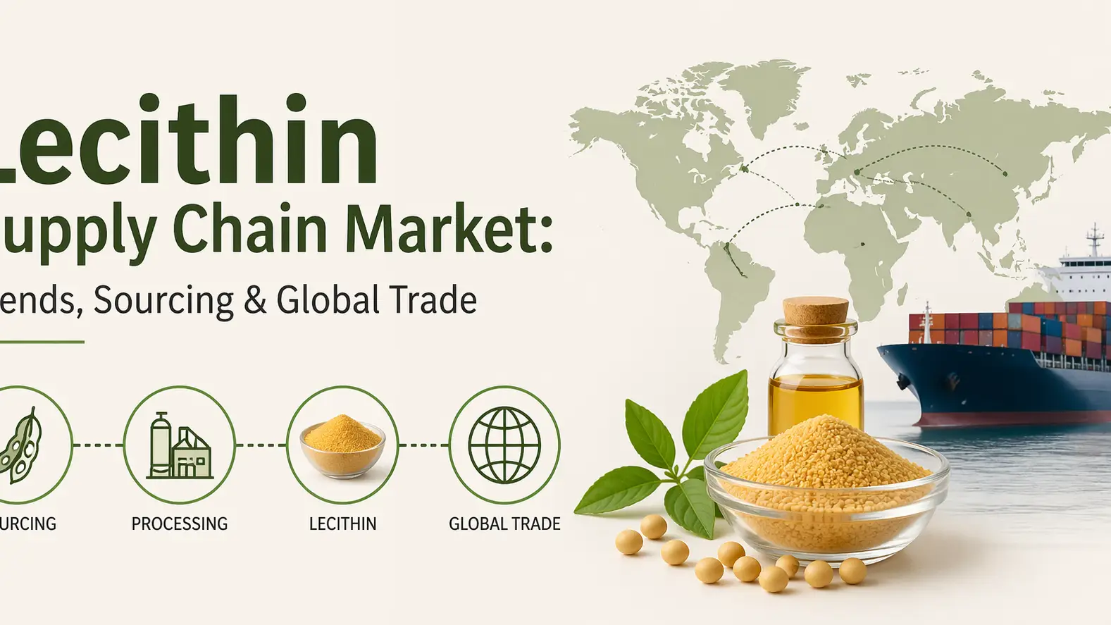 Lecithin Supply Chain Market: Trends, Sourcing & Global Trade